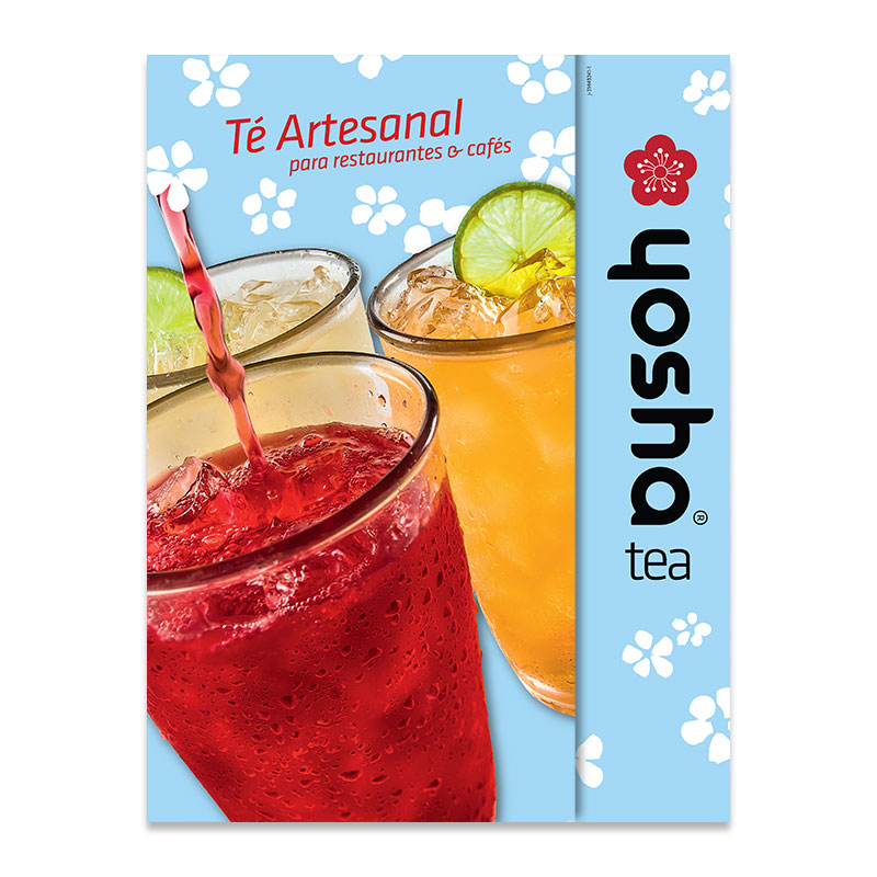 Carpeta Corporativa Y Flyer Yosha Teas - Graphic Design